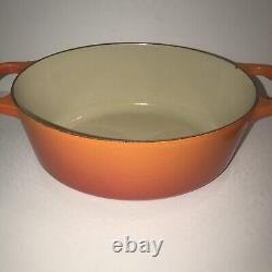 Le Creuset Enameled Cast Iron Signature Oval Dutch Oven, 3.5 qt. Flame msrp $400