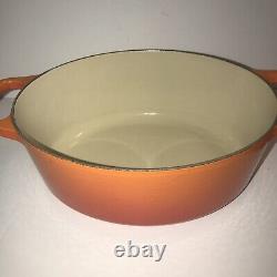 Le Creuset Enameled Cast Iron Signature Oval Dutch Oven, 3.5 qt. Flame msrp $400