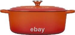 Le Creuset Enameled Cast Iron Signature Oval Dutch Oven, 8 qt