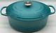 Le Creuset Enameled Oval Dutch Oven 6.75qt Cast Iron Dishwasher Safe Caribbean