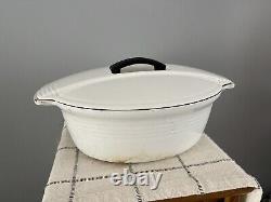 Le Creuset France Futura Oval Cast Iron Dutch Oven No 33 MCM