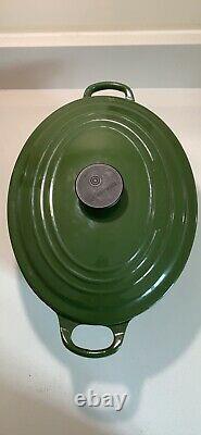 Le Creuset Green Oval Casserole Saucepan 29cm 29 Large Cast Iron