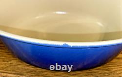 Le Creuset No. 28 Oval Casserole Blue 4 Quarts With Lid Cast Iron Vintg