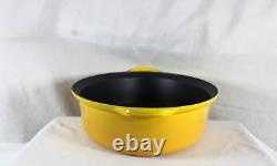 Le Creuset No. 43 Oval Roasting Pan Enameled Cast Iron Yellow -OPEN PAN