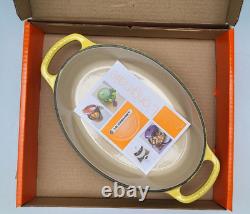 Le Creuset Oval Baker Signature 1QT Soleil NIB