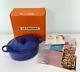 Le Creuset Oval Cocotte 25cm 3.5qt Cobalt Blue Casserole Cast Iron