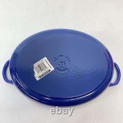 Le Creuset Oval Cocotte 25cm 3.5qt Cobalt Blue Casserole Cast Iron