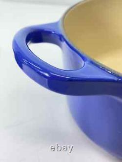 Le Creuset Oval Cocotte 25cm 3.5qt Cobalt Blue Casserole Cast Iron