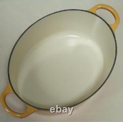 Le Creuset Oval Cocotte 25cm 3.5qt Orange Gradation Casserole Cast Iron