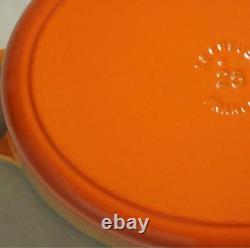 Le Creuset Oval Cocotte 25cm 3.5qt Orange Gradation Casserole Cast Iron