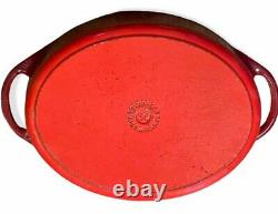 Le Creuset Oval Doufeu 30 cm Red Cast Iron Oval Dutch Oven Flame