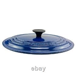 Le Creuset Oval Dutch Oven #23 Blue Enamel Cast Iron France 2.6L 2.75qt Kitchen