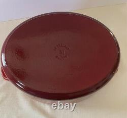 Le Creuset Oval Dutch Oven. # 31 French Cerise (Cherry red) 6.75 Quart