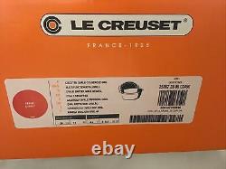 Le Creuset Oval Dutch Oven 4.75qt with Grill in Cerise Red NEW IN BOX
