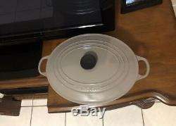 Le Creuset Oval Dutch Oven Cast Iron 8qt #33 Gray(gris) No Factory Box