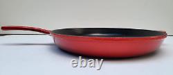 Le Creuset Oval Skillet 15.75 In Cerise New Seconds