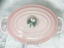 Le Creuset SHELL PINK 3.5 QT Oval Dutch Oven New Rare