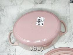 Le Creuset SHELL PINK 3.5 QT Oval Dutch Oven New Rare