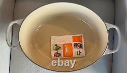 Le Creuset SIGNATURE OVAL DUTCH OVEN 6.75 Qt. 6 3/4 French Grey New