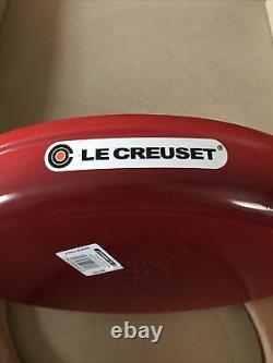 Le Creuset Signature 3 QT Cherry Red Enameled Cast Iron Oval Baker NEW