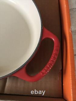 Le Creuset Signature 3 QT Cherry Red Enameled Cast Iron Oval Baker NEW