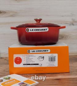 Le Creuset Signature Cast Iron 2.75 Quart Oval Dutch Oven New