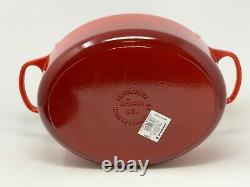 Le Creuset Signature Cast Iron 6 3/4-qt Oval Dutch Oven, Cherry Red