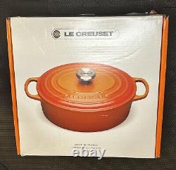 Le Creuset Signature Cast Iron Casserole Oven 8 Quart Cerise Red New In Box