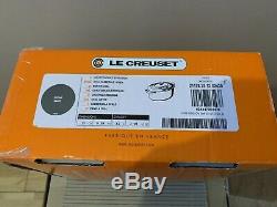 Le Creuset Signature Cast Iron Oval 25cm Casserole Stone Slate (New In Box)