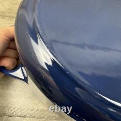 Le Creuset Signature Enameled Cast Iron Oval Dutch Oven 6 3/4 qt. Lapis Scuffed