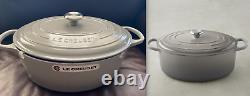 Le Creuset Signature Enameled Cast Iron Oval Dutch Oven, 9 1/2-Qt, French Grey
