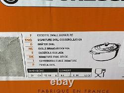 Le Creuset Signature Oval Casserole Oven 6.75qt Cast Iron White