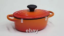 Le Creuset Signature Oval Dutch Oven 1 qt Flame Orange