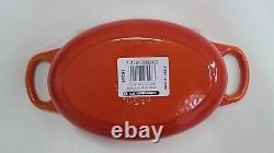 Le Creuset Signature Oval Dutch Oven 1 qt Flame Orange