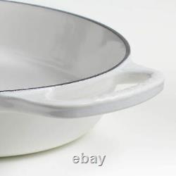 Le Creuset Signature White Cast Iron Enameled Oval Baker 3 Qt. 14 1/4 New