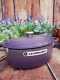 Le Creuset Signature oval dutch oven in ultraviolet 5qt, rare collection