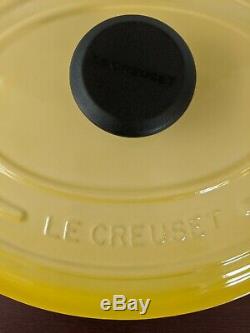 Le Creuset Soleil/Yellow Oval Dutch Oven, Enameled Cast Iron, 6.75 Qt