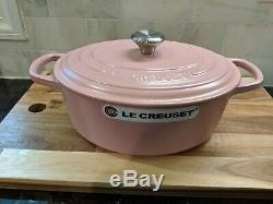 Le Creuset Sugar pink Matte Signature 3.5 qt oval dutch oven cast iron 25 cm