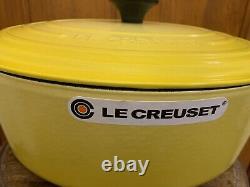 Le Creuset cast iron oval casserole oven withlid 13 7.5L 8QT soleit new with box