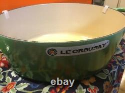 Le Creuset oval Castiron Dutch Oven 6.75 Quart #26 Rosemary Green-NIB