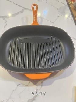 Le creuset cast iron skillet grill pan 12.5
