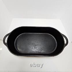 Lodge 20.5 Oval Dutch Oven Wildlife Series Ducks Deep Dish Fryer Vintage Rare