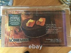 Lodge Cast Iron Sportsmans Grill Hibachi Style Portable DISCONTINUED