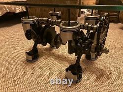 Man Cave V8 Crankshaft Engine Coffee Table Automotive Furniture Block