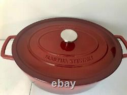 Martha Stewart Collector's Enameled Cast Iron Oval 8 Qts