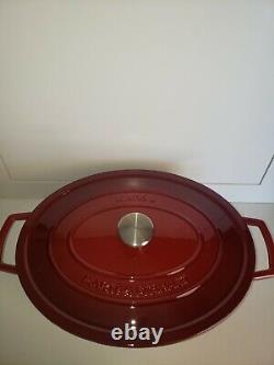 Martha Stewart Collector's Enameled Cast Iron Oval 8 Qts