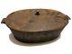 Montgomery Ward & Co Oval Roaster Cast Iron With Lid