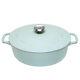 NEW Chasseur Oval French Oven Duck Egg Blue 27cm/4L