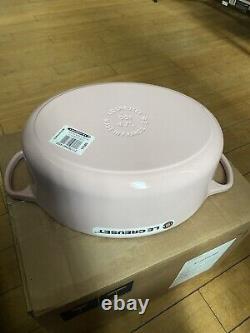 NEW Le Creuset Enameled Cast Iron Signature Oval Dutch Oven, 5 qt, Chiffon pink