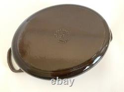 NEW Le Creuset Special Color Truffle Wide Oval Cast Iron Dutch Oven 27cm 3.5qt